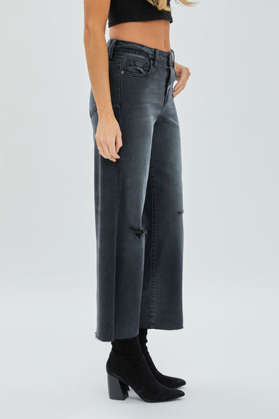 Nevaeh High Rise Super Flare Pants – Sand + Charcoal