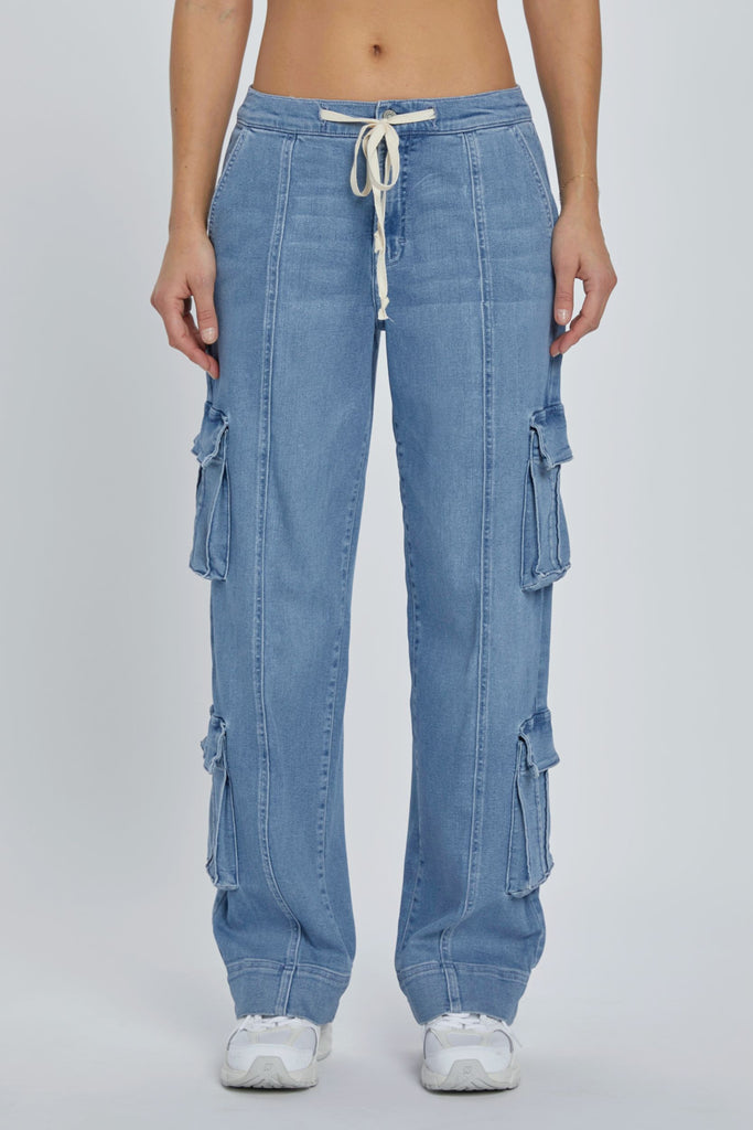 [ALYX] MEDIUM WASH BAGGY DOUBLE CARGO PANTS