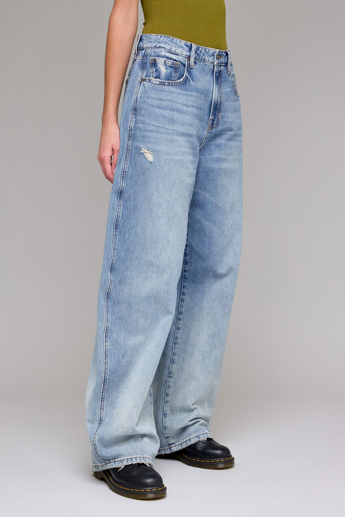 [SAMMIE] Medium Light 33" Inseam Classic Barrel Jean